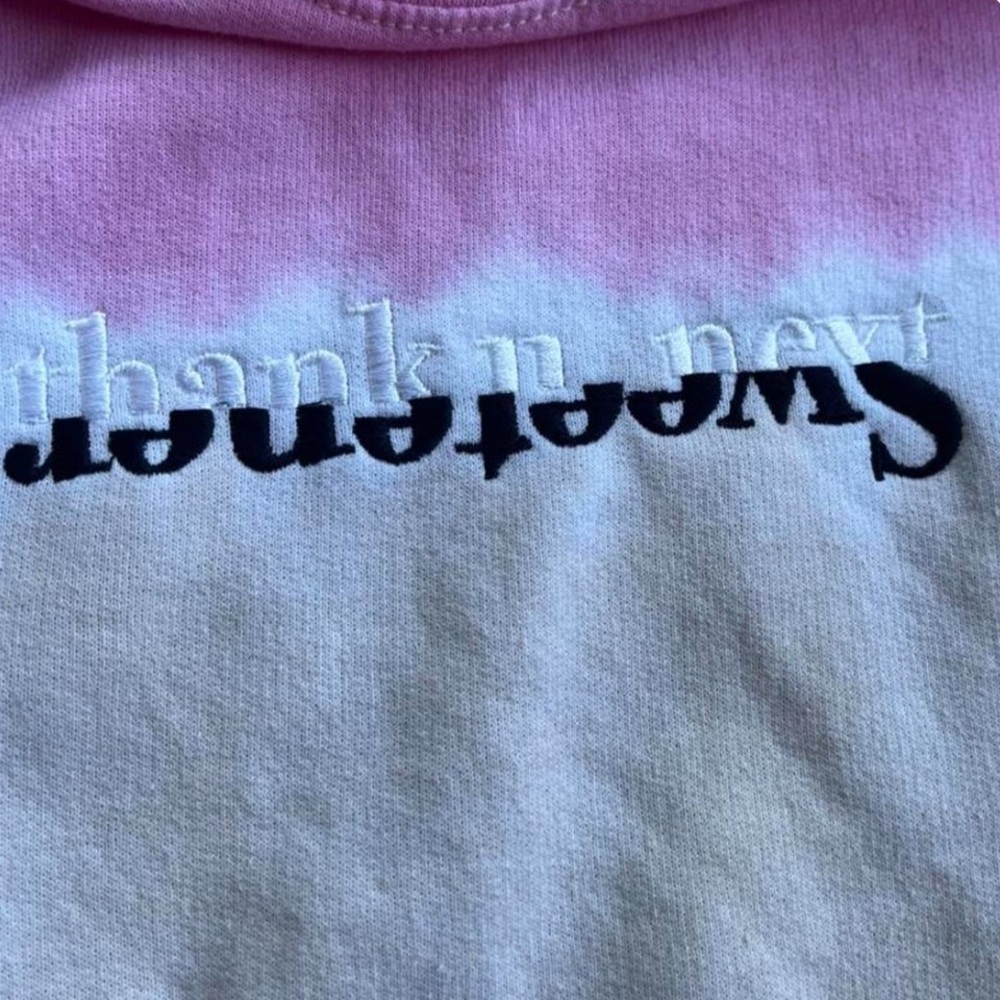 RARE Ariana Grande “Thank U Next” Crewneck - S - Picture 2 of 4